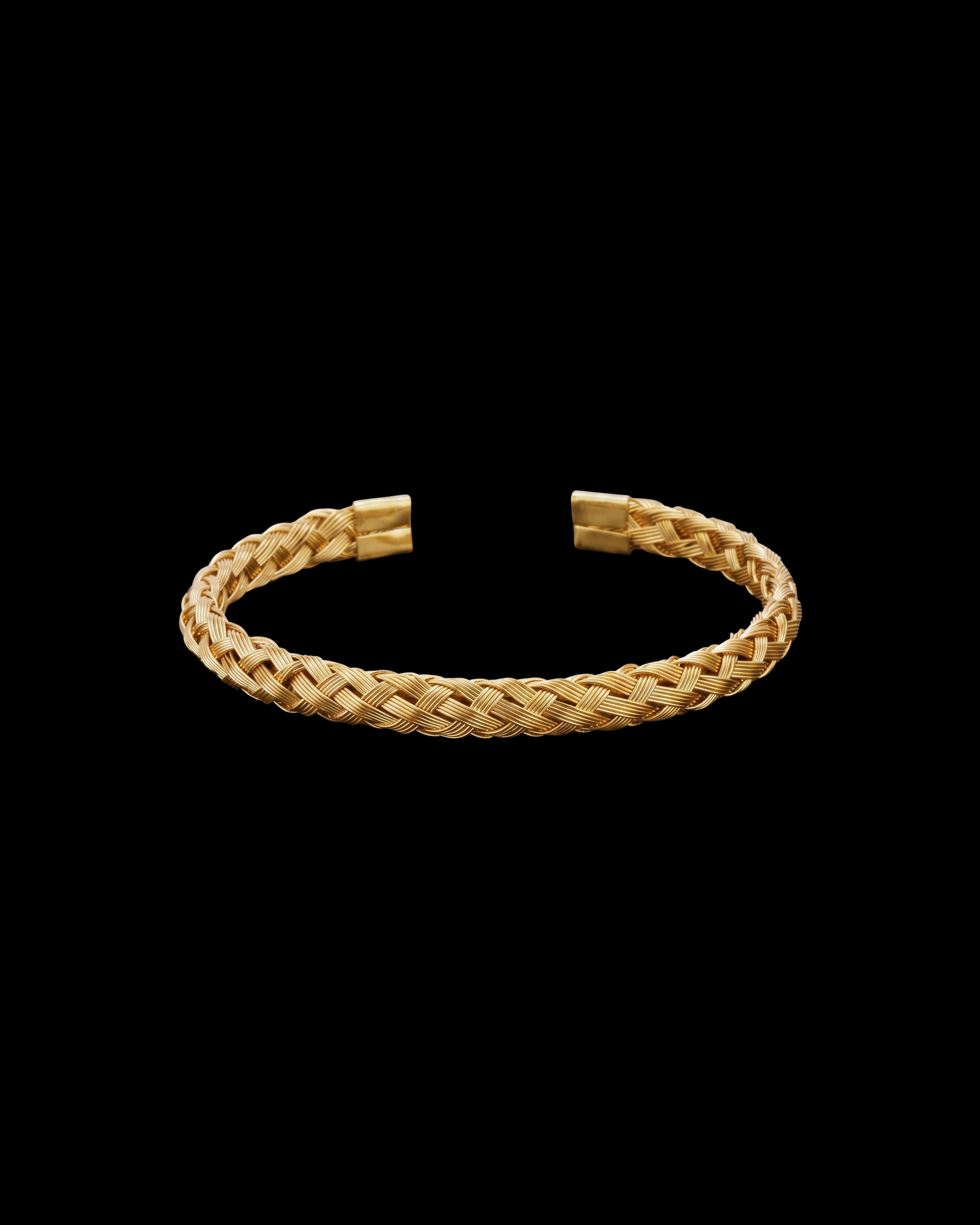 Golden Braided Bracelets