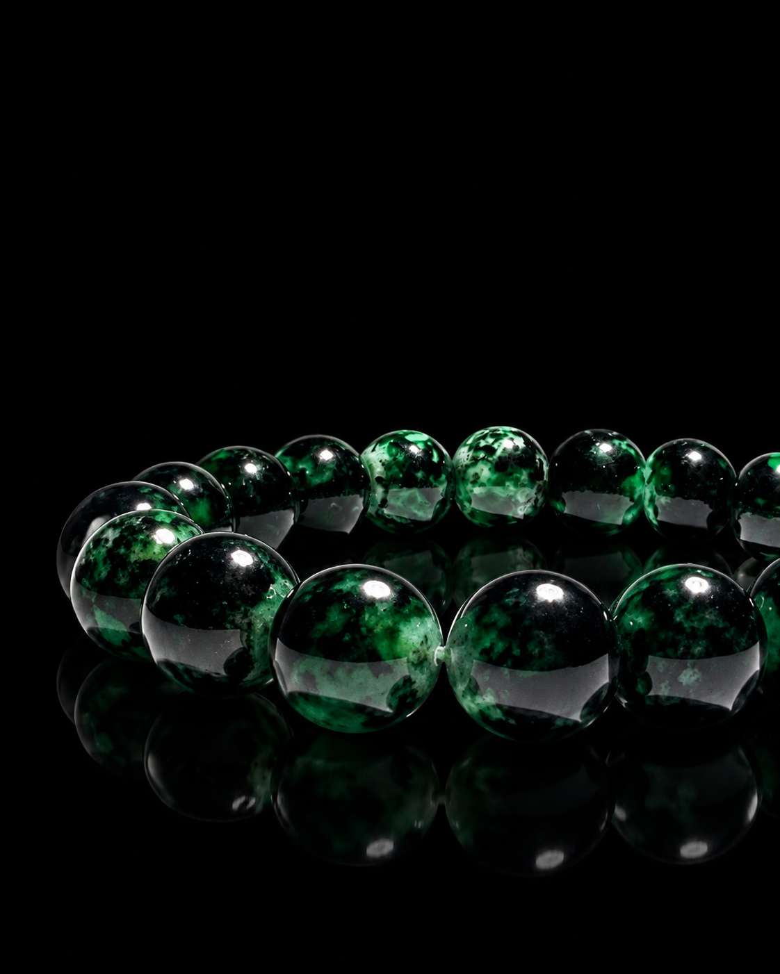 Forest Afterdark Stone Bracelet