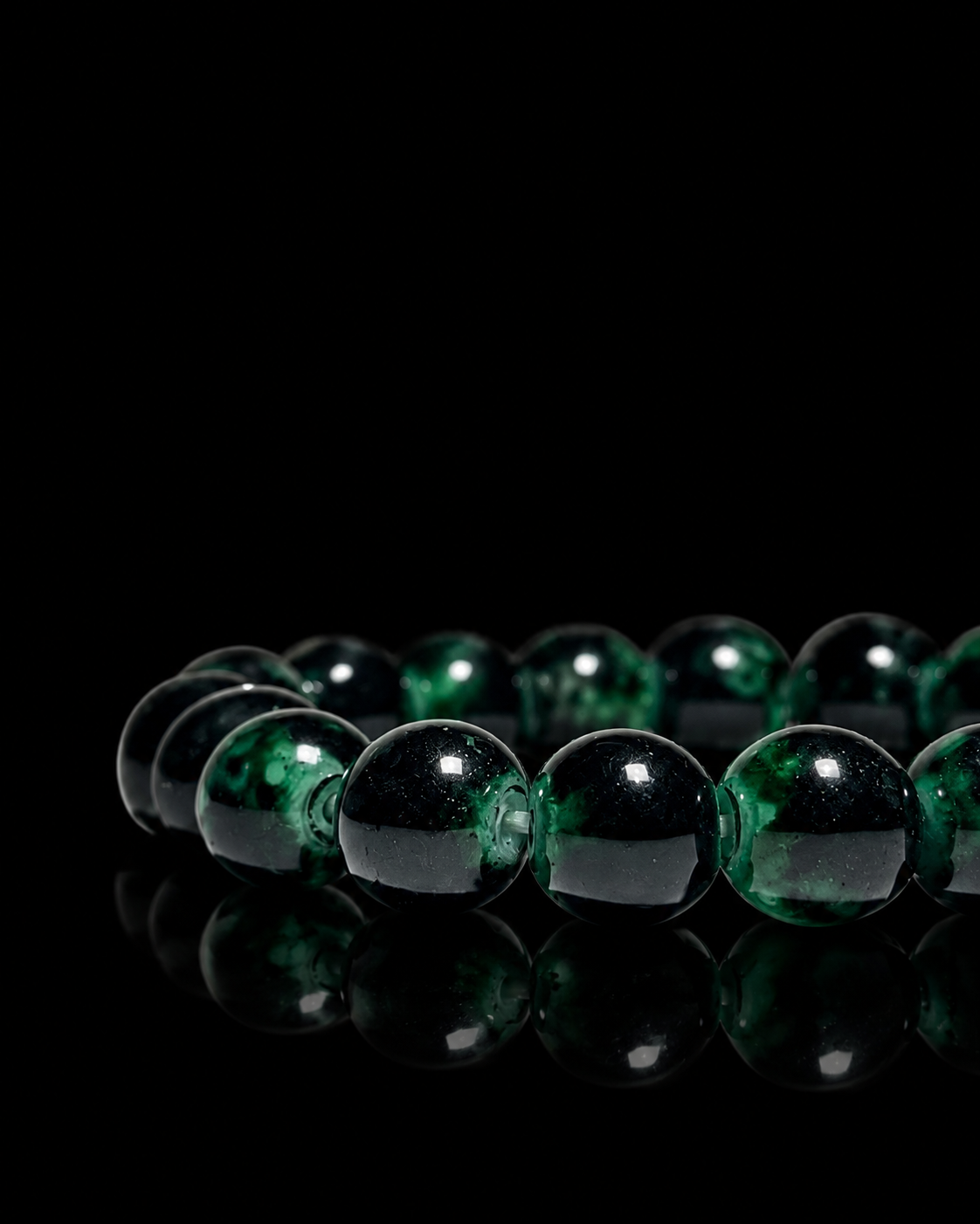 Forest Afterdark Stone Bracelet