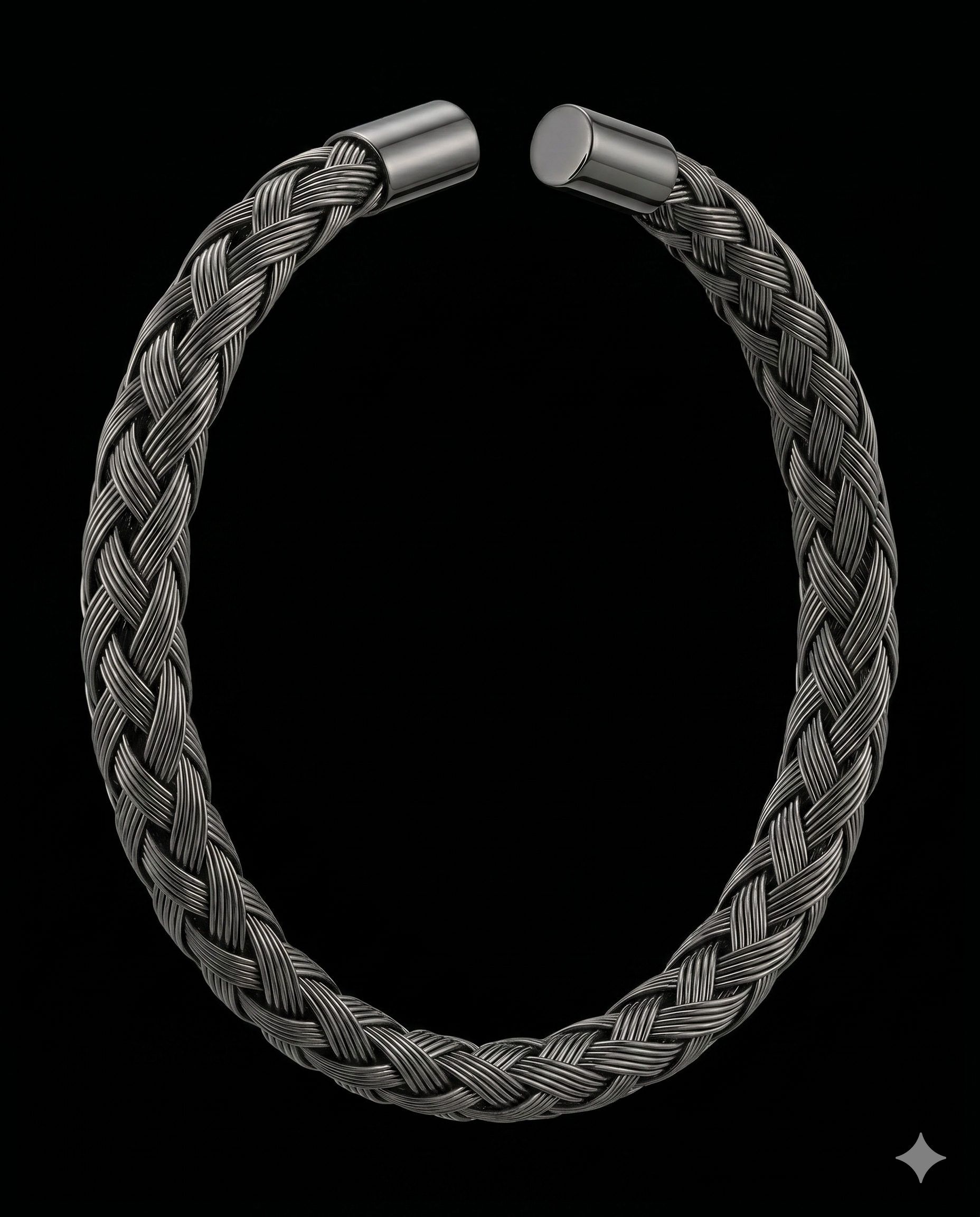 Black Braided Bracelets