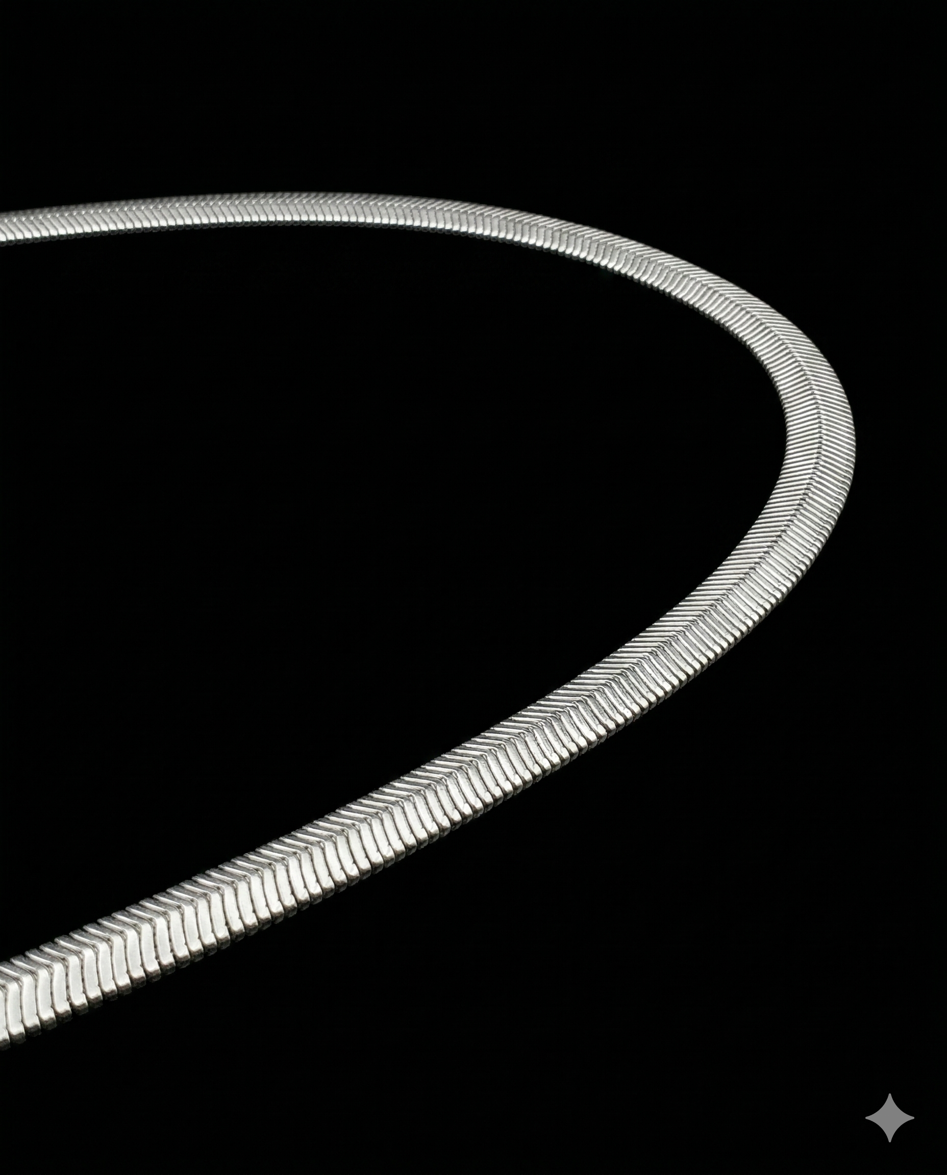 Silver Snake Neck 3MM Chain