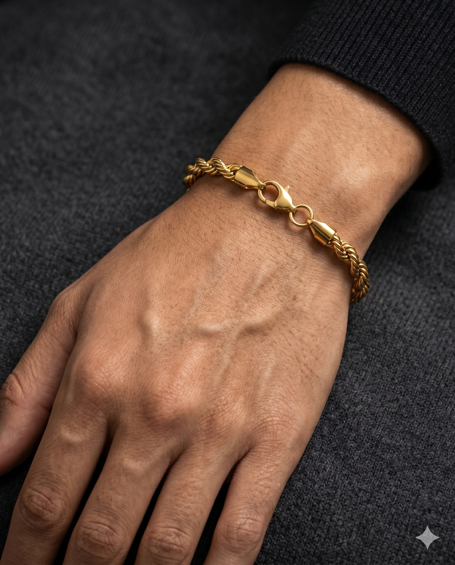 Rope Gold Bracelet
